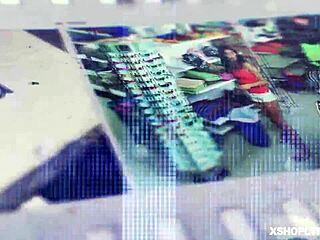 LP Officer Pulls Cock on Scarlett Bloom in Shop for Bent Over Ride