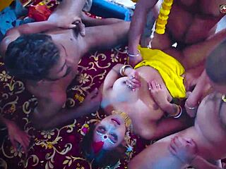 i never imagined my first gangbang suhagarat with four husbands would feel this creamy and wild full movie