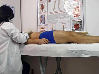 nurse notices patient's huge cock rising and grabs it for rough hospital blowjob