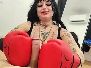 Curvy Goth Deedee Love Workouts Lead to Juicy Blowjob