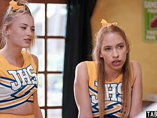Coach Pounds Petite Cheerleaders Khloe Kapri Kyler Quinn Anal