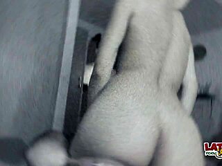 Huge Titted Latina Slut's First Casting Titty Fuck and Monster Cock Oral