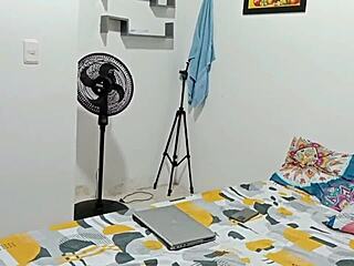 Colombian goddess traps old man in cage demanding hard fuck for debt payment