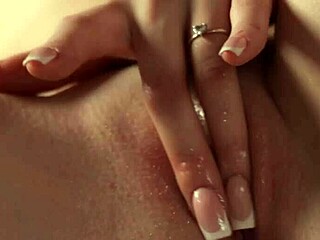 hey crystal white, how does that dildo feel in your tight curvy pussy close-up?