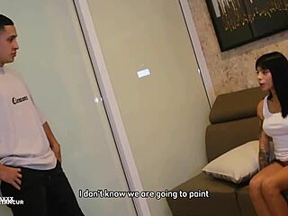 I catch stepsister masturbating with huge cock then fuck her doggystyle to stay quiet max betancur