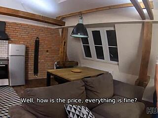 hunter buys seller's wife tight pussy for cash instead of goods