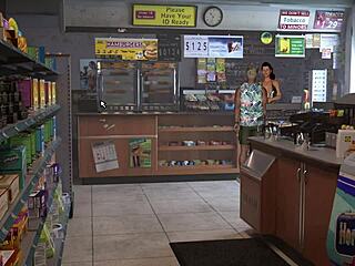 in kink maker 5, spencer blasts hot cum across paige's pretty face during hentai game play.