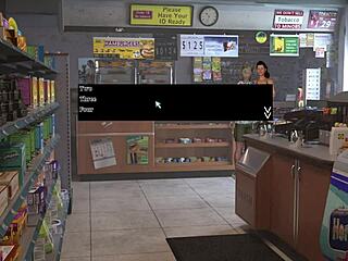 in kink maker 5, spencer blasts hot cum across paige's pretty face during hentai game play.