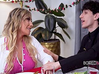 Military Man Yoga Close Step Mom Pussy Tease