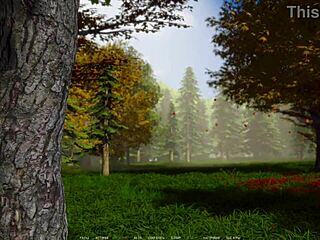 acrobatic nerd teen rides monster cock outdoors glasses ripped clothes orgasm