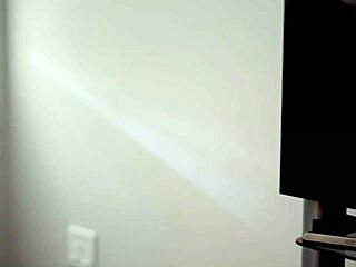 Hot Pink Thong Clings While Petite Brunette Smokes Seductively!