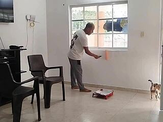 old neighbor licks my huge ass cums face?