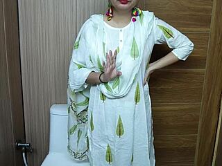 wanna taste stepmom's wet pussy up close in the bathroom? watch her ride cowgirl to creampie full vid