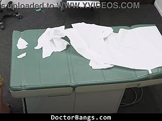 Doctor, does your monster cock cure shy teen's painful sex in this brutal hospital threesome?