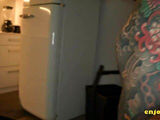 brunette hottie loves rough fuck with hairy pussy cum