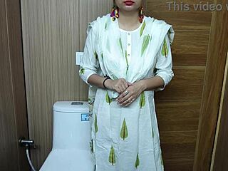 wanna taste stepmom's wet pussy up close in the bathroom? watch her ride cowgirl to creampie full vid