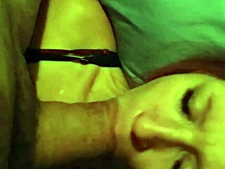 Training this cock sucking slut on the train with deep blowjob lessons daily