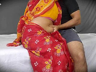 Raunchy Neighbor Slams Hot Indian Housewife's Juicy Hairy Pussy Doggy Style!