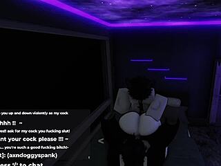 cute roblox girl soulfucked hard by big ass succubus demon