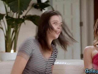 wanna see lily larimar finger and lick kylie rocket's shaved pussy intimate?