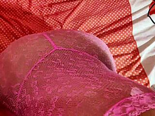 party whore takes anal creampie deep in her gaping asshole close-up