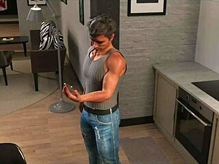 big tits bounce in erotic leap of faith climax