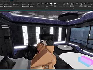 Femboy Pounds Slutty Shemale's Big Ass Doggystyle