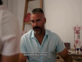 stepdad catches 18yo madison wilde acting sexual and punishes her with rough deepthroat