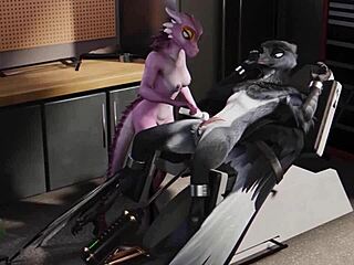 furry bird bound tight, milked dry by his dominant girl