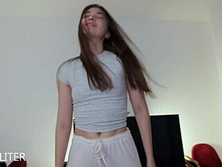 Stunning babe wishes on big dick then deepthroats wildly