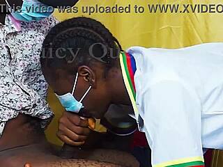 amateur deepthroat cock sucker gags on throbbing dick eagerly