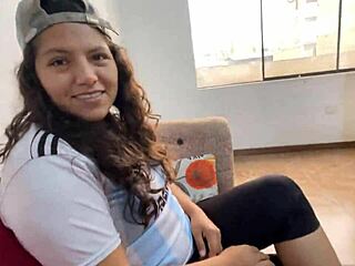 Beat my best friend at games now she blows and anal creampies me!