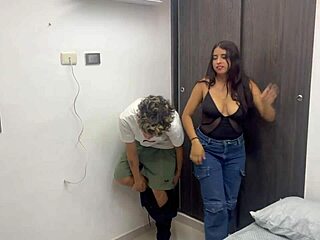 sharing the bed with stepbro and his bestie 😏🛏️