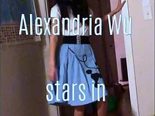 Chinese Teen Alexandria's Gaping Pussy in Sexy Promos!