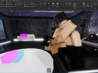 Femboy Pounds Slutty Shemale's Big Ass Doggystyle