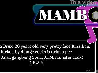 4 huge cocks destroy morganita 20yo brazilian ass dap pissing