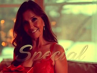 Granny Carmen Claus Cheats with Doggystyle Fuck Before Santa Interrupts