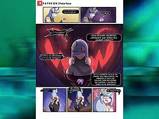 Gangbang Chaos Engulfs Willing Comic Slut Deep