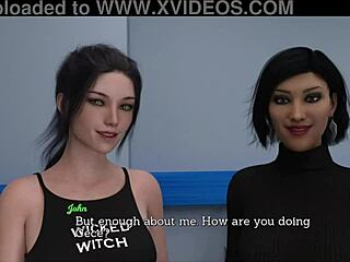 big tits bounce in erotic leap of faith climax