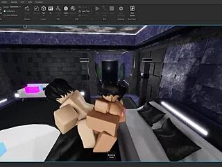 Femboy Pounds Slutty Shemale's Big Ass Doggystyle