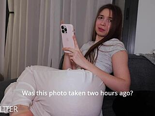 Stunning babe wishes on big dick then deepthroats wildly