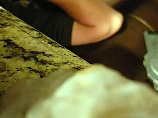 Huge BBW Tits in Hidden Cam Blowjob Swallows Massive Cum Load!