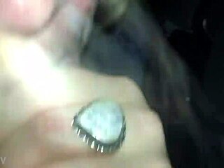 Girlfriend sneaks quickie car blowjob for mommy's pov mature seduction