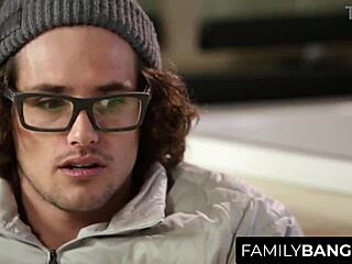 Bratty sis Roslyn Belle begs to fuck Tyler Nixon sideways hard