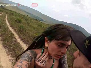 Pulse-racing blowjob ecstasy right in front of the hill with alemaohub thrill