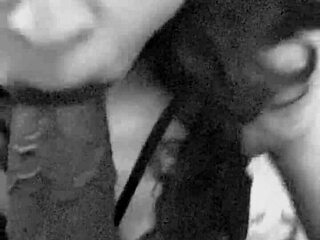 Watch me slobber on this huge BBC dildo deepthroat closeup sloppy sucking foreplay