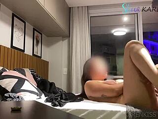 Old corno watches young stud creampie latina karenkiss in cuckold homemade doggystyle