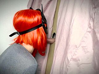 hey ginger, you found that gloryhole and sucked it good