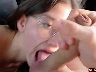 i score perfect facial cumshot after wild car sex and deep blowjob