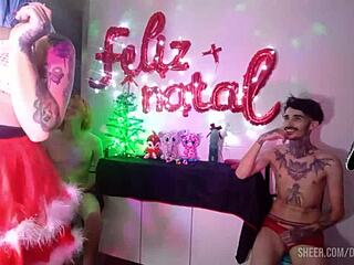 blonde pornstar tattooed hunk barebacks monster cock blowjob frenzy